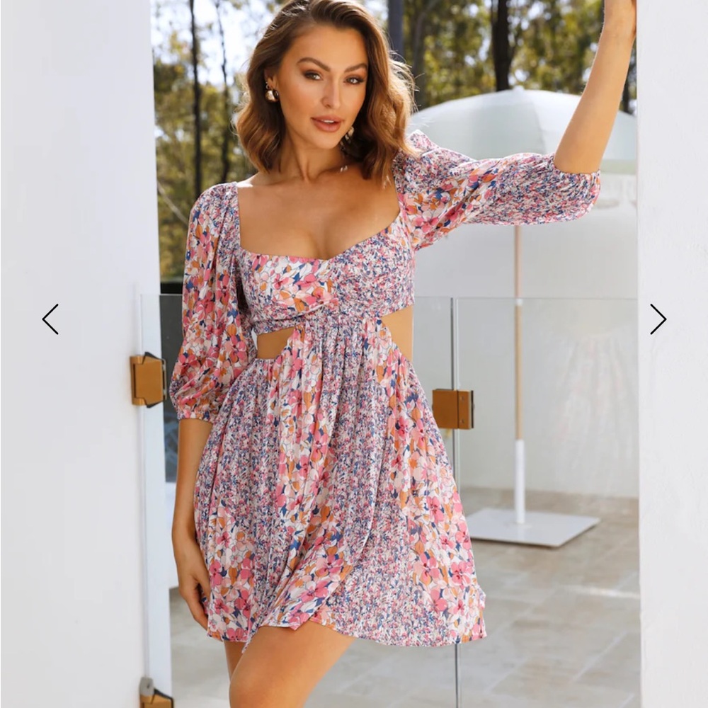 Floral Pink Dress